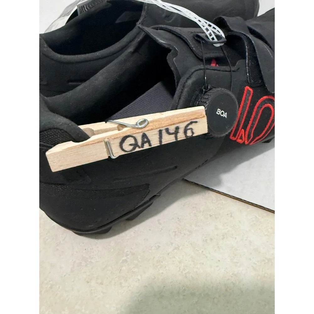 Five Ten Kestrel BOA Mountain Bike Shoes Black Red GW9431 Mens 8 Womens 8.5